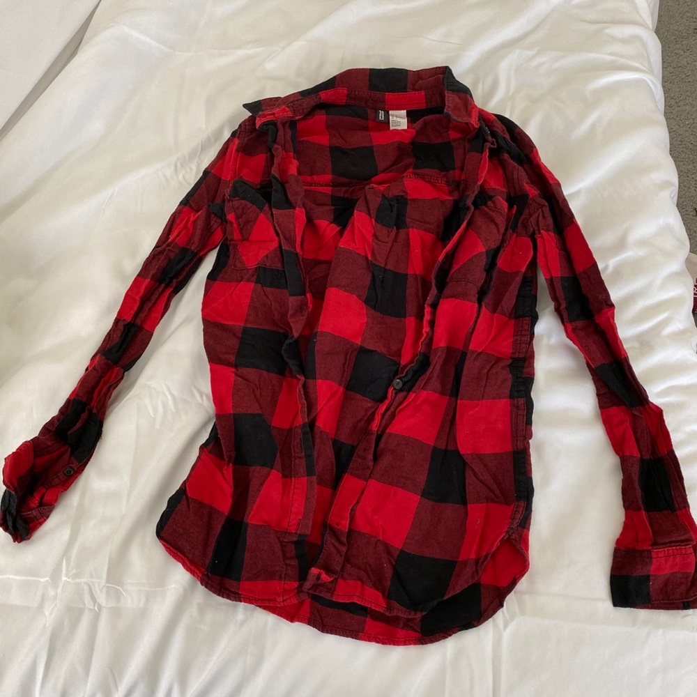 Red and Black Checkered Flannel